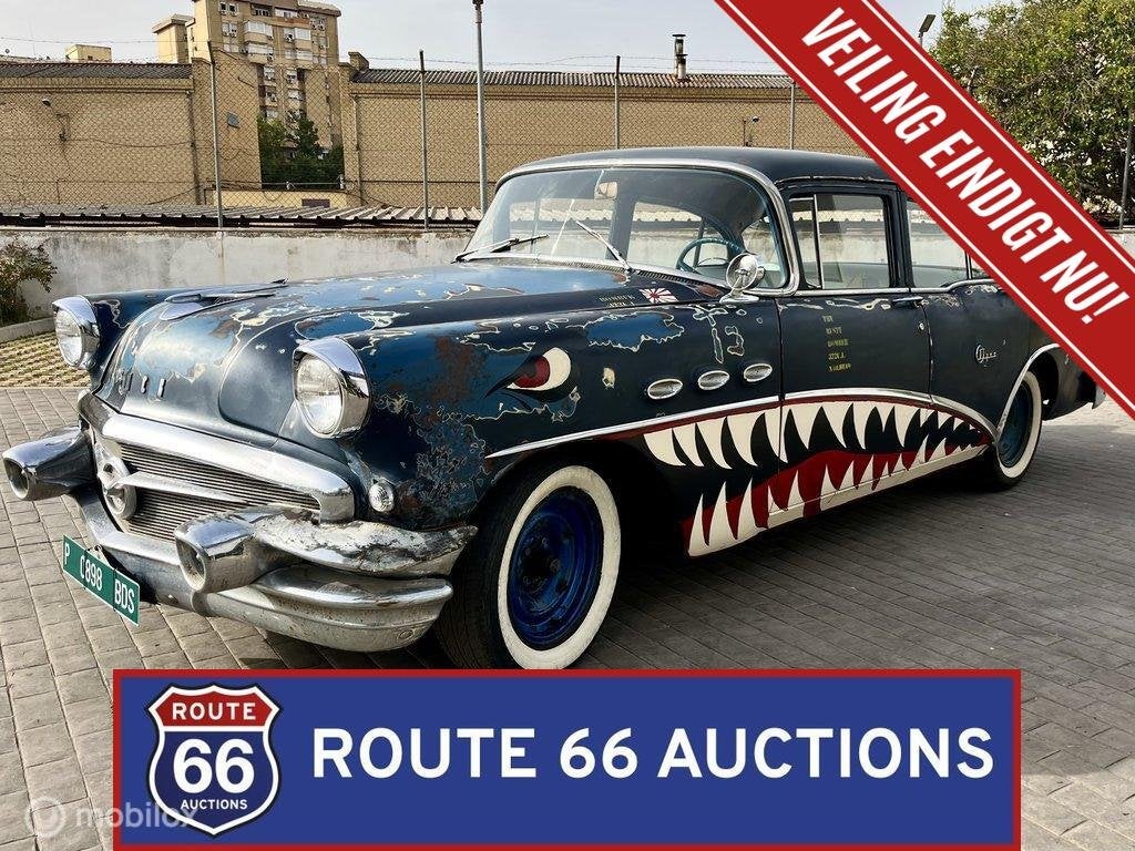 Buick Special Series 40 | 1956 | Route 66 Auctions, Auto's, Zwart, Bedrijf, Handgeschakeld, Buick
