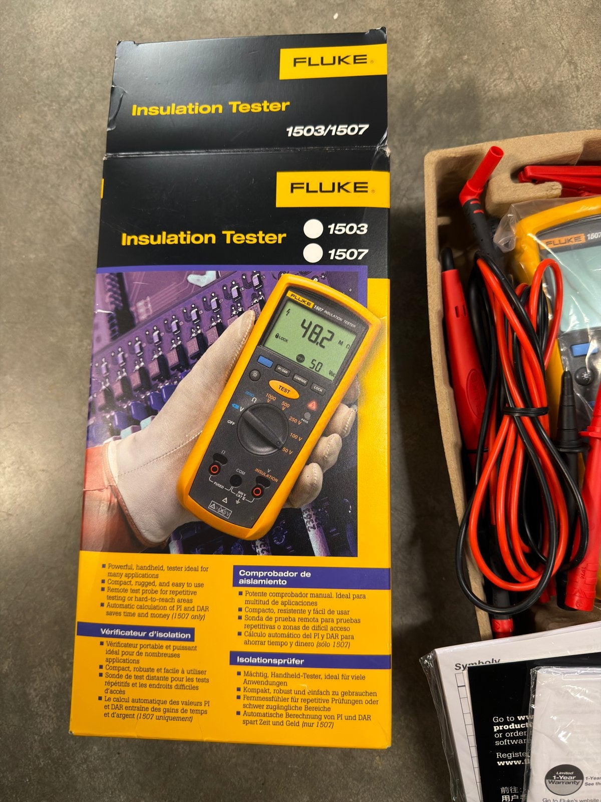 Megger fluke 1507 NIEUW, Doe-het-zelf en Bouw, Ophalen, Nieuw