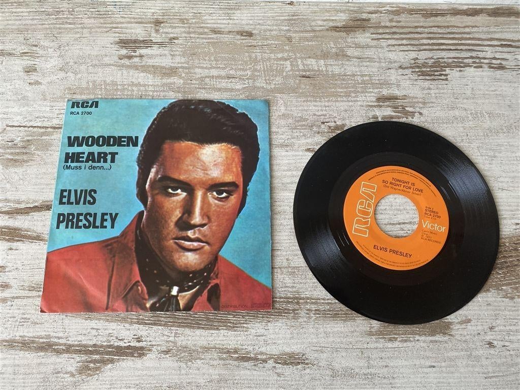 Elvis Presley - wooden heart singles [1232], Verzenden, Zo goed als nieuw