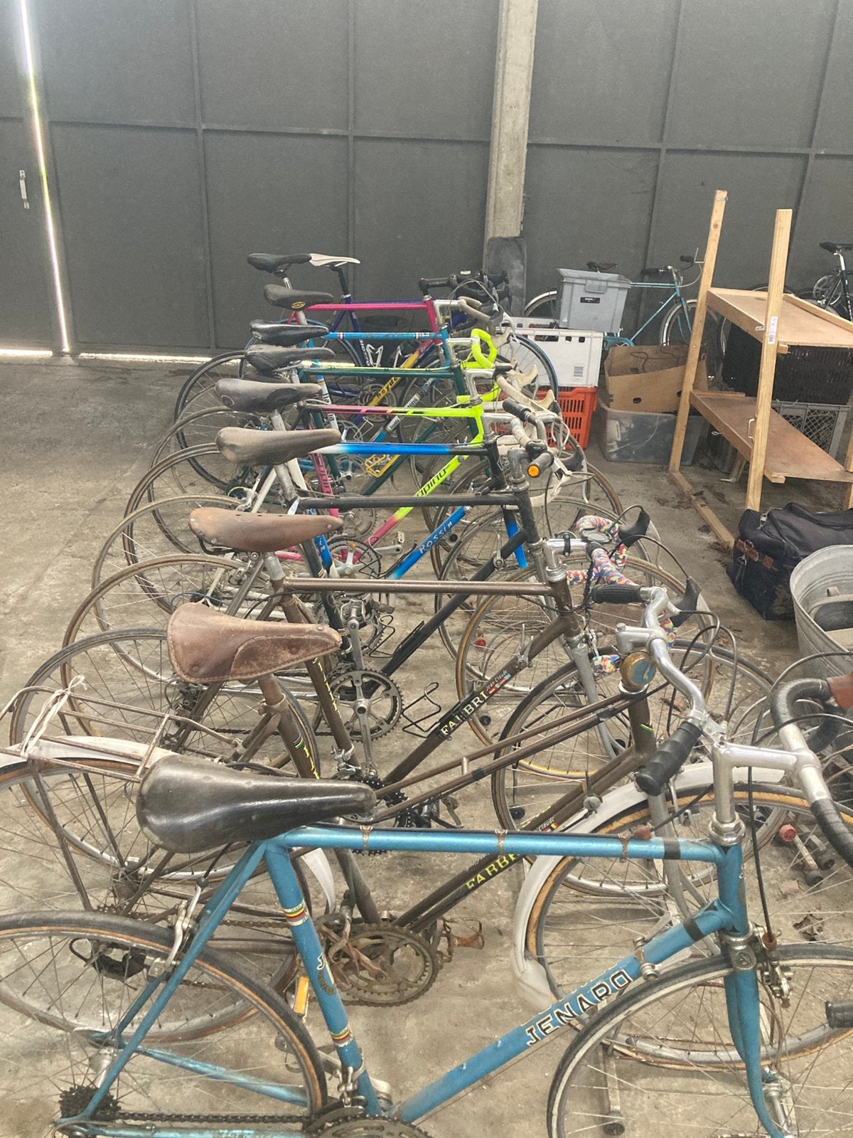 lot 10 retro koersfietsen, Ophalen, Zo goed als nieuw