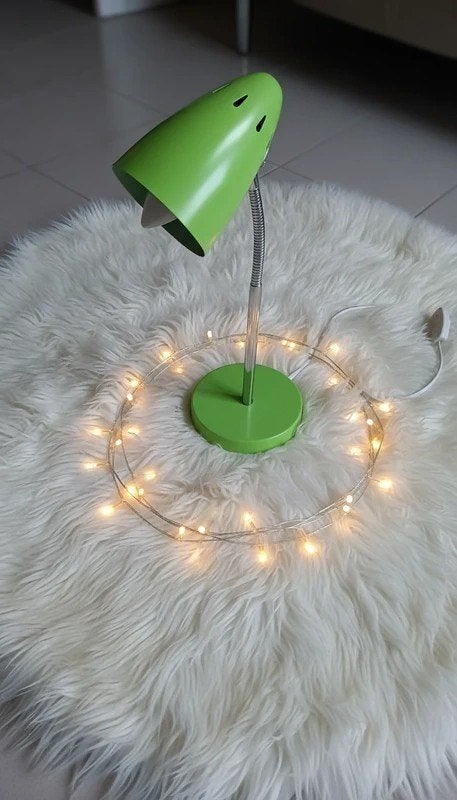Lampe de bureau, Vert, 25 cm, Lampe de bureau, Comme neuf