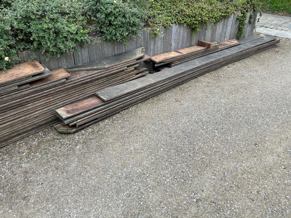 Terrasse Ipé de 20-25 m2 — d'occasion, Bricolage & Construction, Planche, 300 cm ou plus, Autres essences de bois, Utilisé