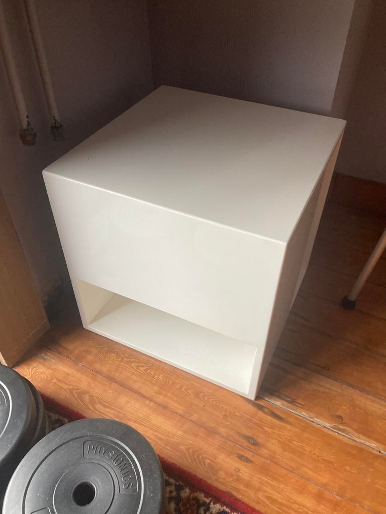 Witte space age kubus cube, Ophalen, Zo goed als nieuw