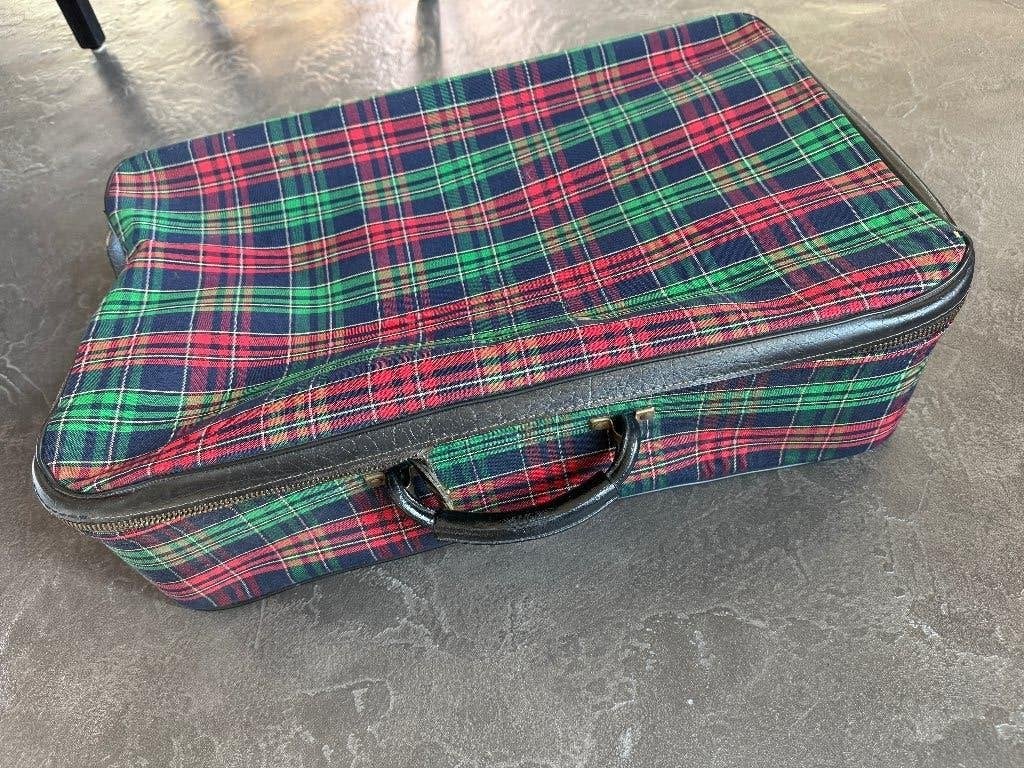 VINTAGE GERUITE VALIES 50x35x20, Handtassen en Accessoires, Ophalen, Gebruikt, 50 tot 60 cm, Zacht kunststof