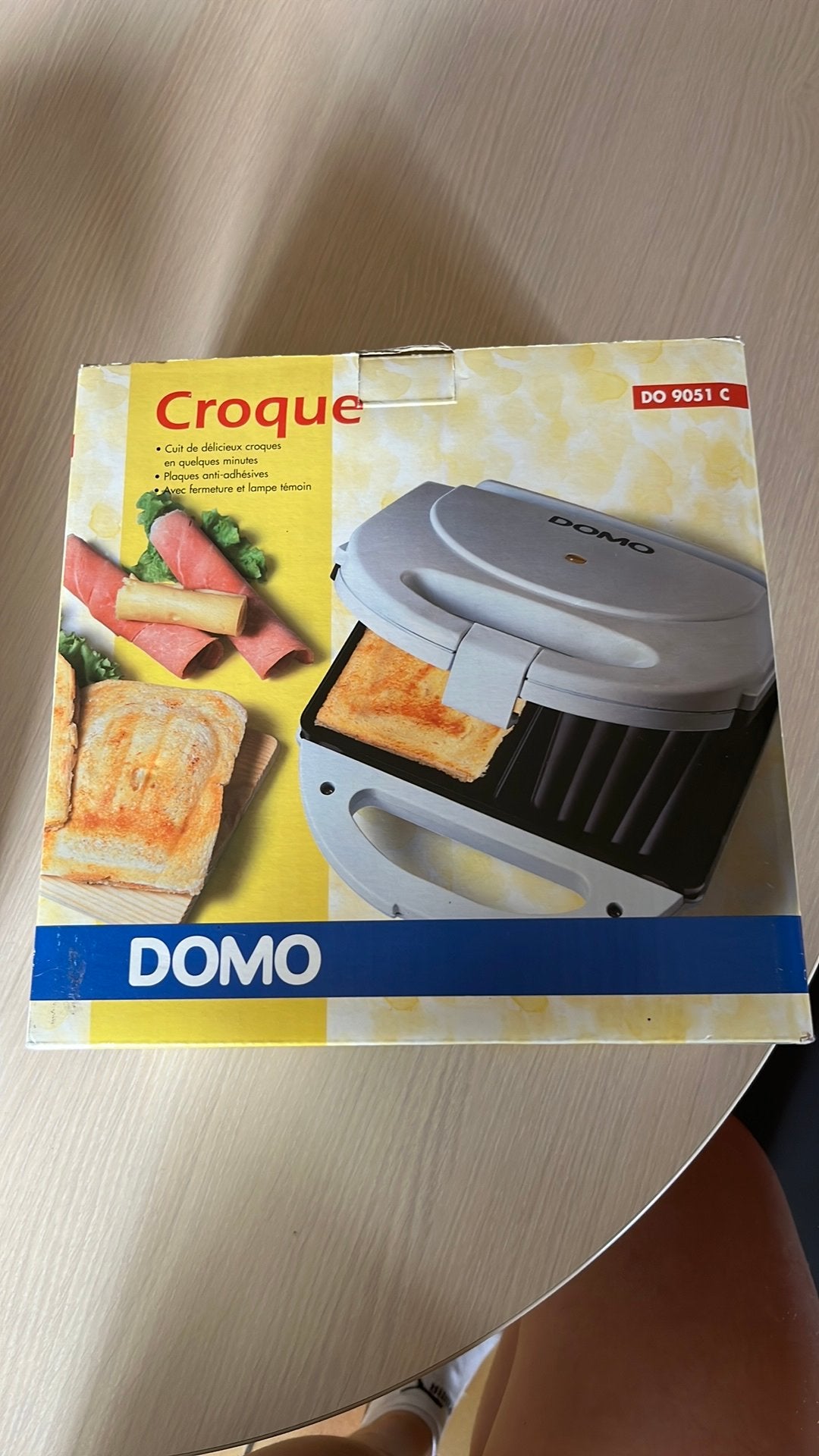 Croque machine, Electroménager, Grils de contact, Enlèvement ou Envoi, Neuf