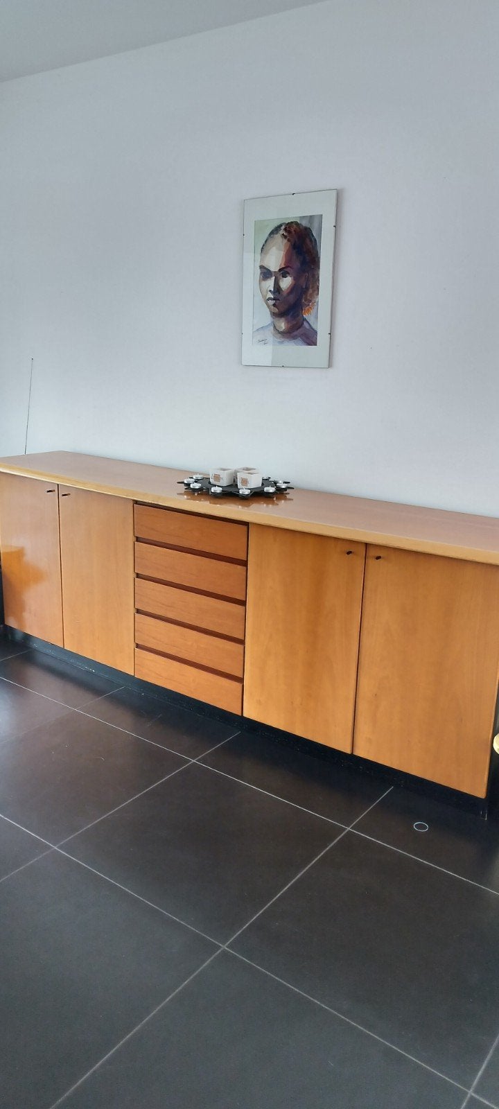 woonkamer in Kerseleer fineer, Huis en Inrichting, Ophalen