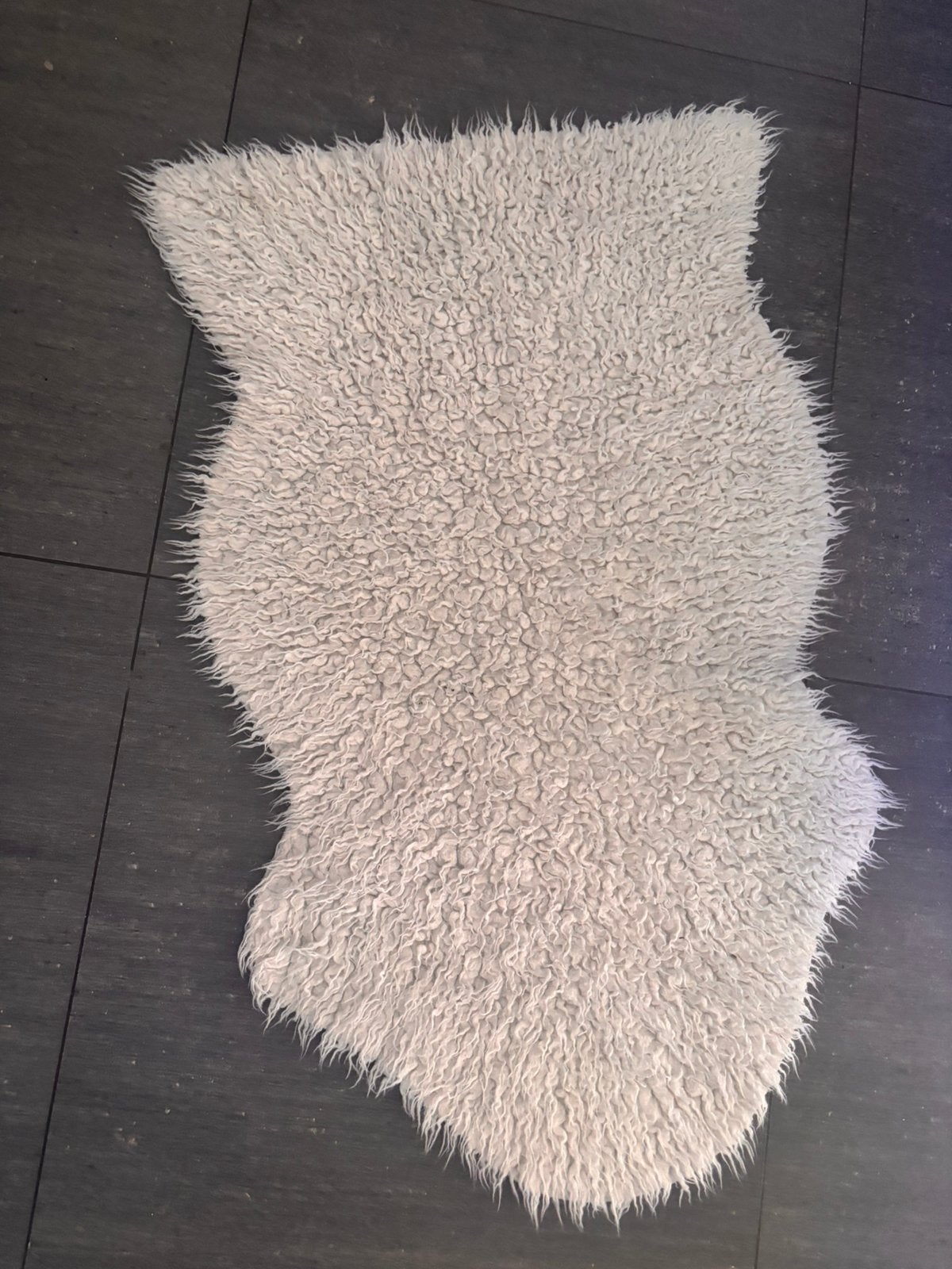 Tapijs 85cm imitie schapenvacht ikea, Ophalen, Zo goed als nieuw