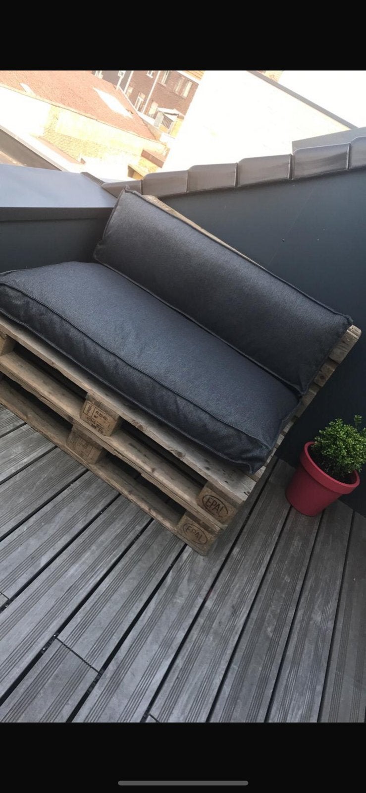 Palletkussens, Ophalen, Zo goed als nieuw