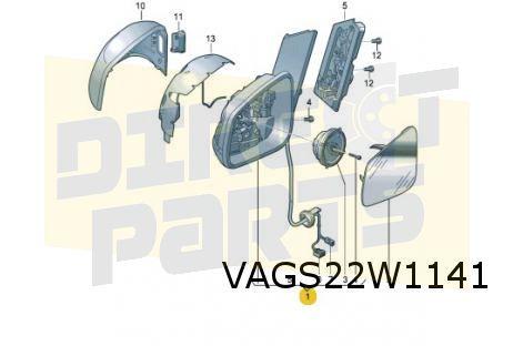 Ford Transit Connect 8/24-,Volkswagen Caddy 1/21- (2K) spieg, Autos : Pièces & Accessoires, Rétroviseurs, Ford, Volkswagen, Neuf