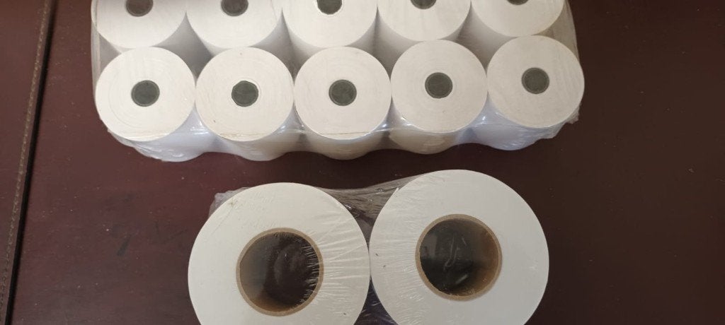 30 rouleaux de caisse enregistreuse — 10 grands et 20 petits, Articles professionnels, Enlèvement ou Envoi