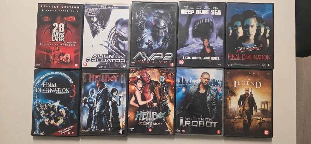 DVD films aan €2 - Horror & Mystery, Cd's en Dvd's, Ophalen of Verzenden, Zo goed als nieuw