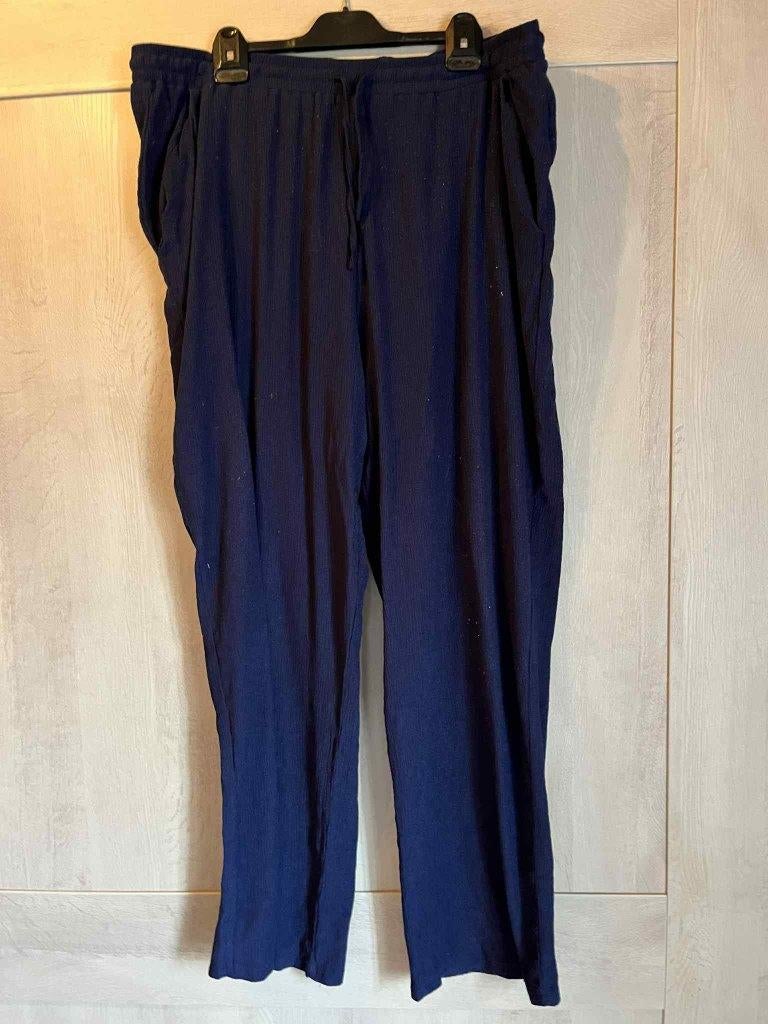 broek blauw ms mode xl 48, Blauw, Ophalen of Verzenden, MS Mode, Gedragen
