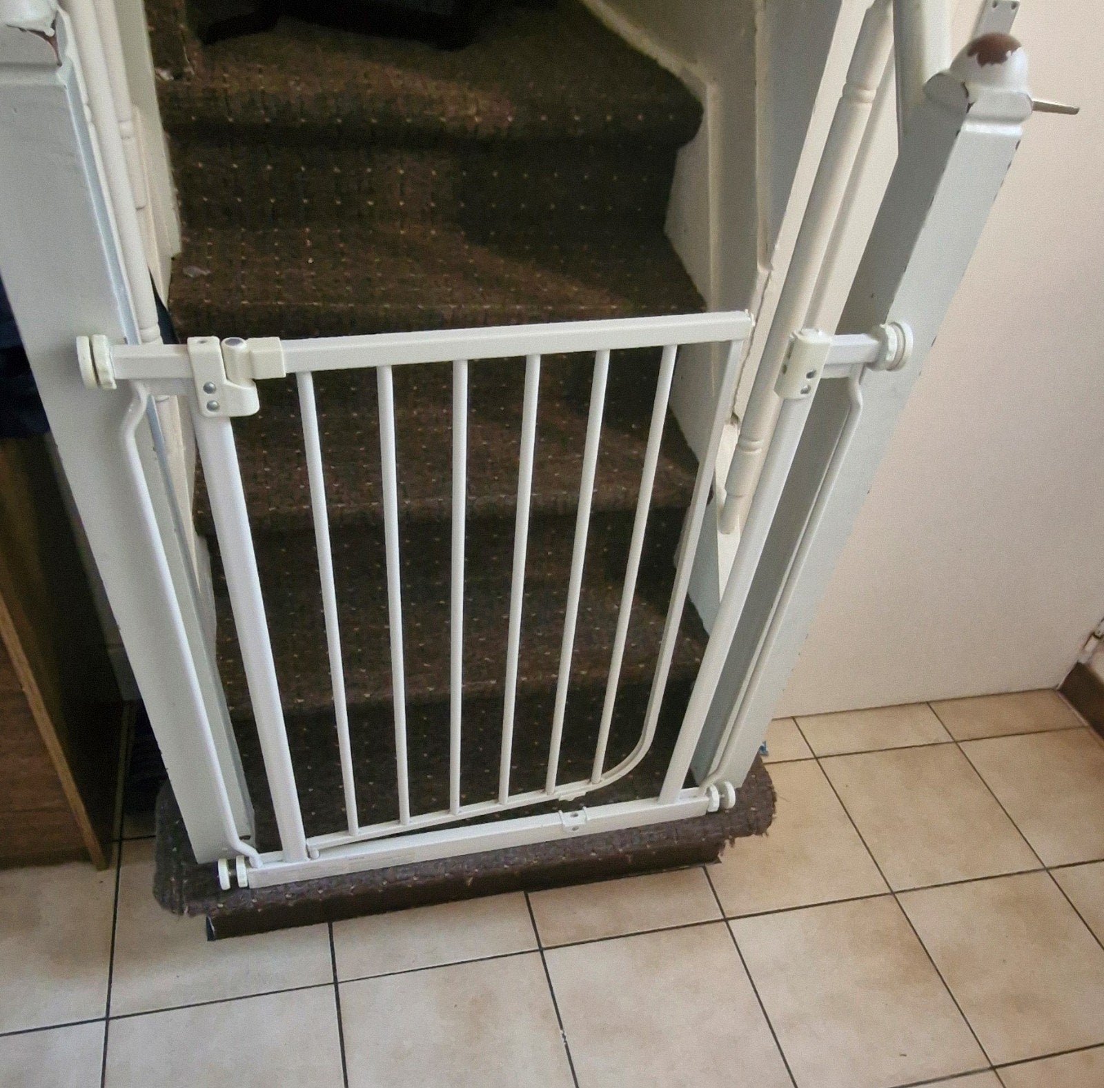 Barrière de sécurité bébé, Ophalen, Klemhekje