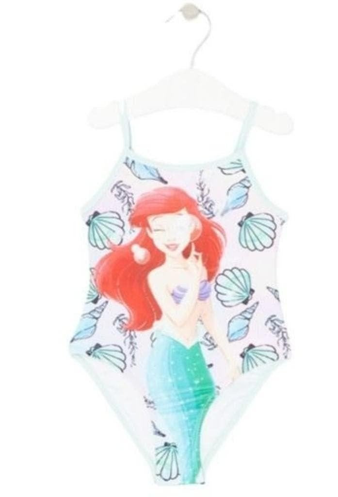 Disney Princess Zwempak Ariel - Maat 92/98-104/110-116/128, Kinderen en Baby's, Kinderkleding | Kinder-zwemkleding, Maat 104, Meisje