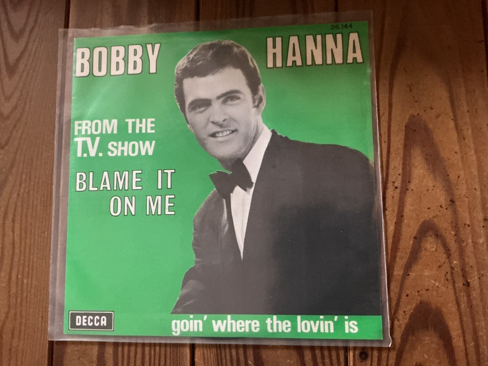 7” Bobby Hanna - blame it on me, Cd's en Dvd's, Ophalen of Verzenden, Zo goed als nieuw