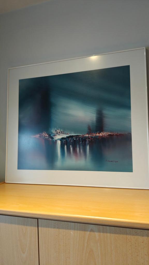 Schilderij Patricia Larsen, Ophalen