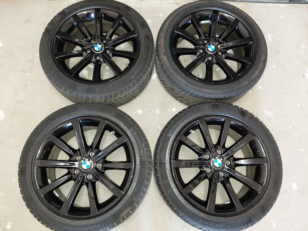 18 inch velgen met winterbanden BMW 5-serie F10 / F11, Auto-onderdelen, Banden en Velgen, Ophalen, 18 inch, Banden en Velgen, Winterbanden