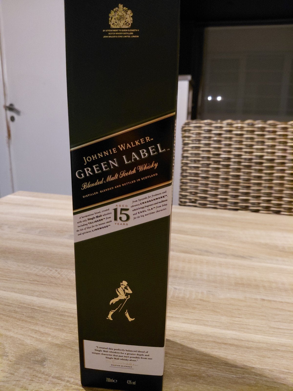 bouteille de Whisky Johnnie Walker Green Label, Verzamelen, Ophalen, Overige gebieden, Overige typen, Zo goed als nieuw
