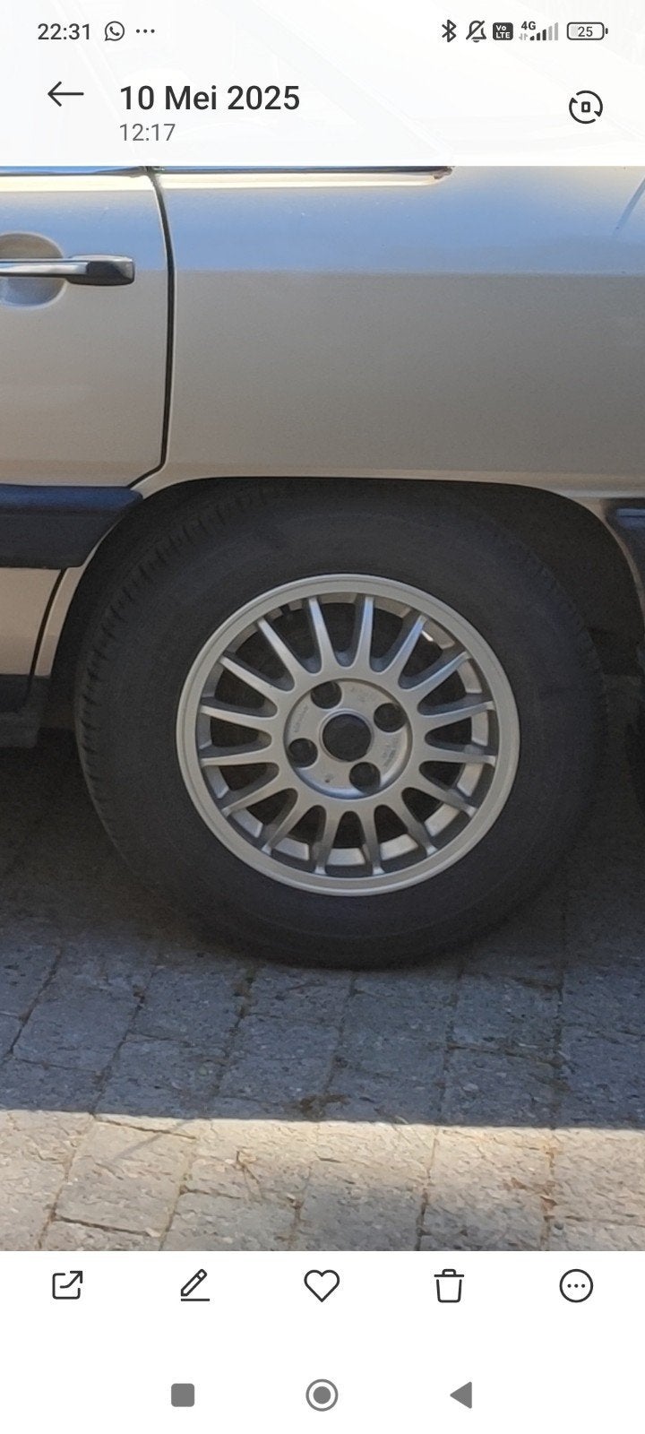 Originele velgen Audi C3, Auto-onderdelen, Ophalen, Band(en)