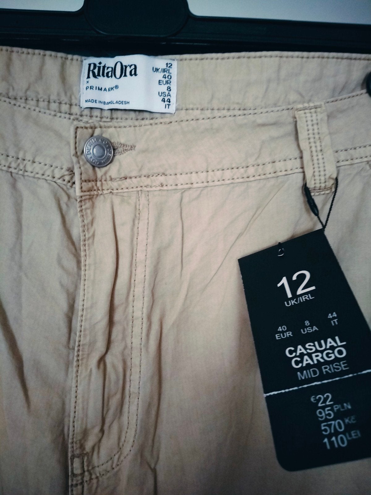 pantalon pour femme, décontracté, taille : 40 (M) couleur be, Enlèvement ou Envoi, Taille 38/40 (M)
