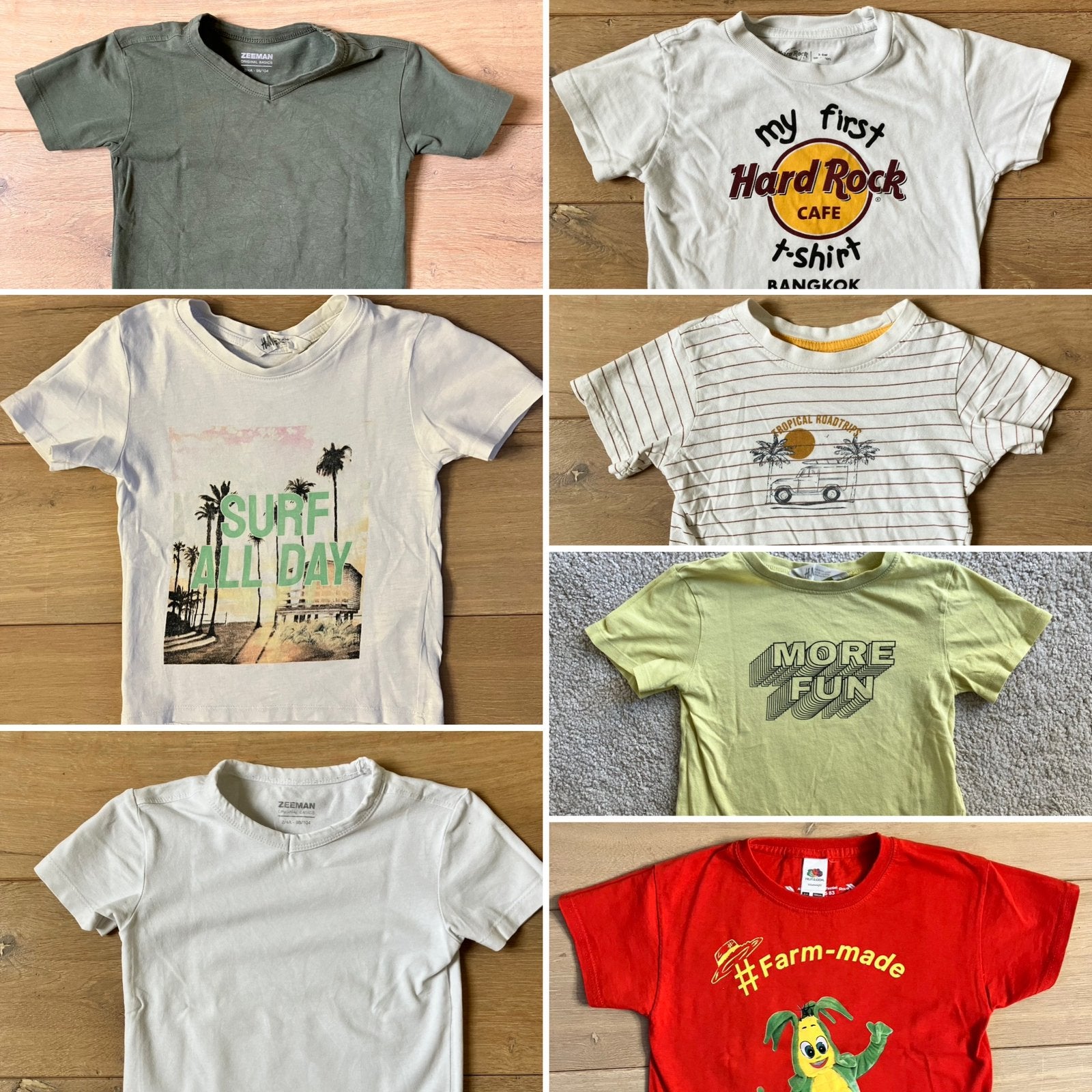 Pakket tshirts maat 98/104, Kinderen en Baby's, Ophalen of Verzenden, Gebruikt