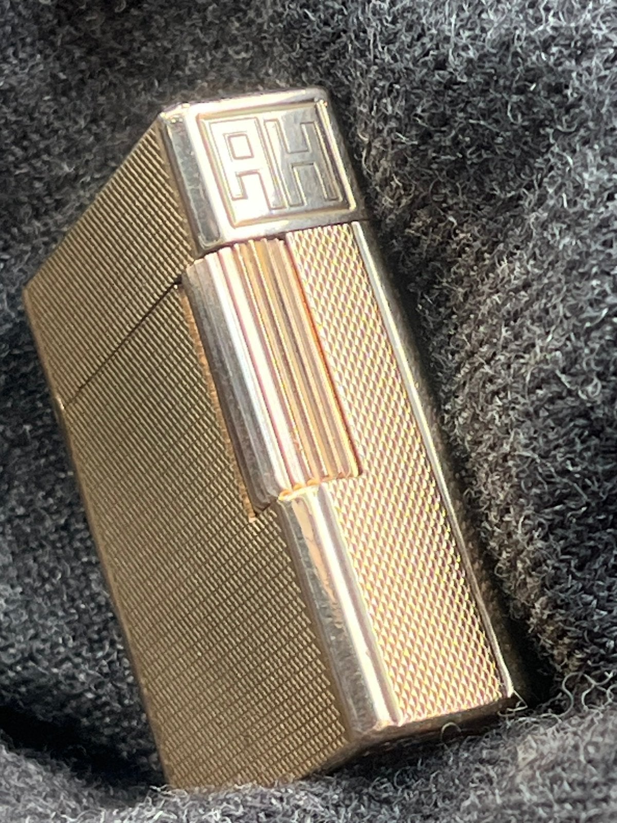 St. Dupont ligne 1 BR, klein model ,  goud, Ophalen of Verzenden, Zo goed als nieuw