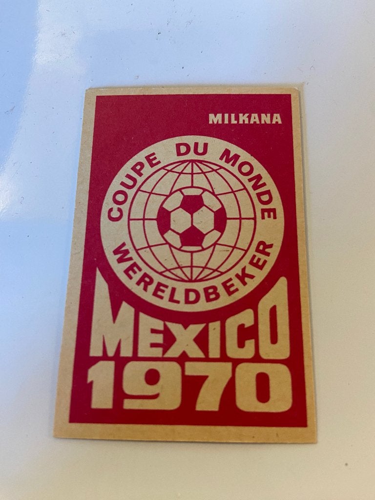 Vintage setje speelkaarten voetbalspel uit 1970, Ophalen, Gebruikt, Speelkaart(en)