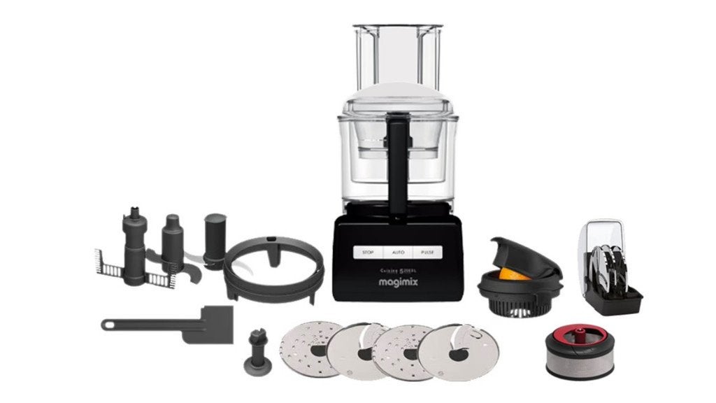 Magimix CS 5200 XL Premium Zwart, Elektronische apparatuur, Keukenmixers, Ophalen, Zo goed als nieuw, Vaatwasserbestendig, 3 snelheden of meer