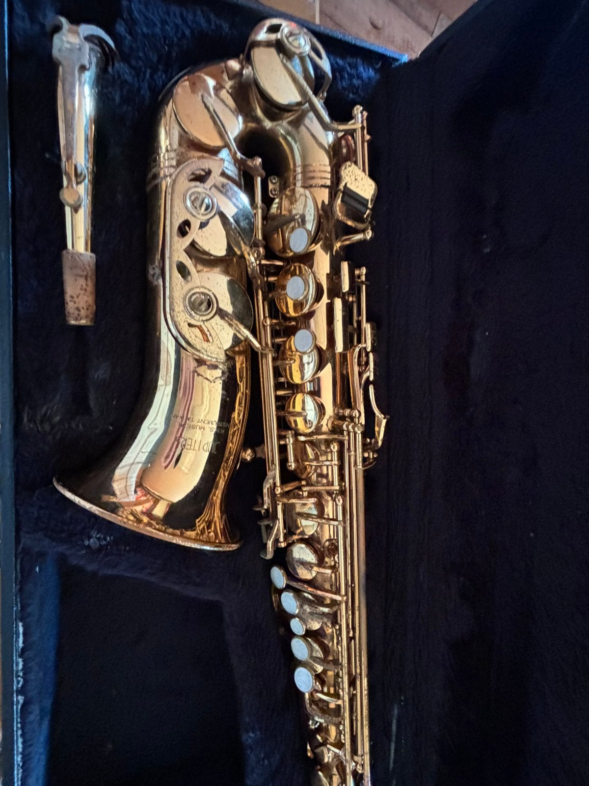 Saxofoon jupiter 767, Ophalen of Verzenden, Gebruikt, Alt, Met koffer