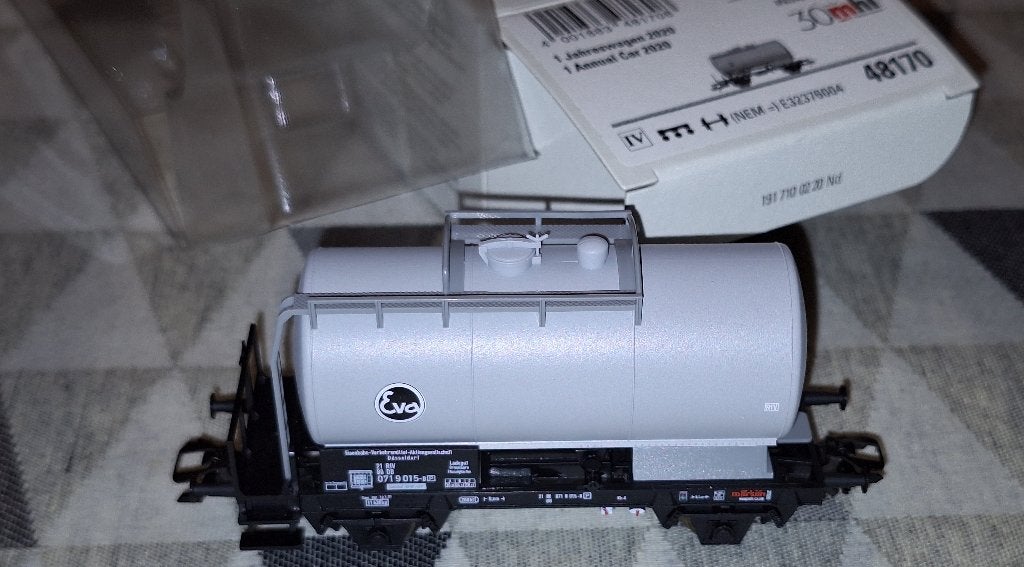 Märklin HO 48170 Ketelwagen van de DB "Eva", Hobby en Vrije tijd, Ophalen of Verzenden, Zo goed als nieuw, Wagon, Märklin
