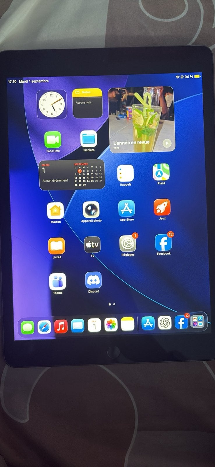 Ipad 8 génération 128 giga, Informatique & Logiciels, Enlèvement, Comme neuf