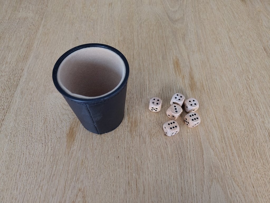 Dobbelset met beker, Enlèvement, Utilisé