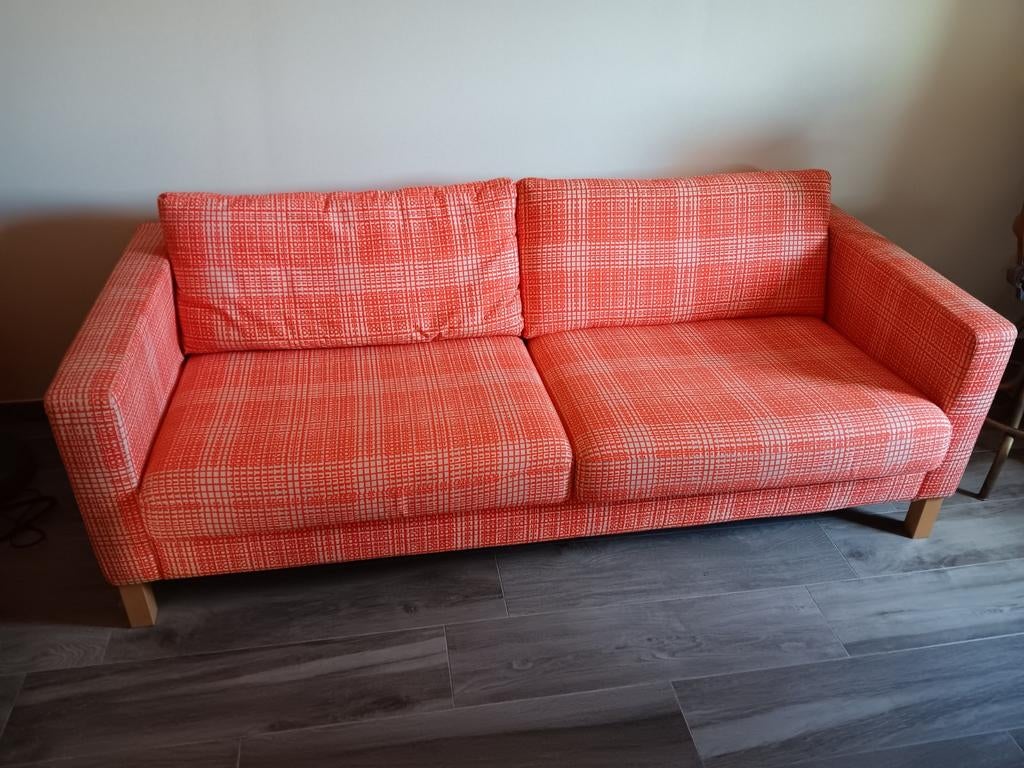Canapé Karlstad, Huis en Inrichting, Ophalen, Zo goed als nieuw, Driepersoons, Rechte bank