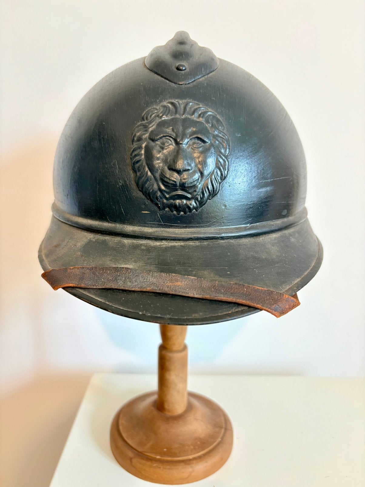 WW1 Adrian helm van majoor Gendarmerie Bayart, Verzamelen, Ophalen of Verzenden, Rijkswacht