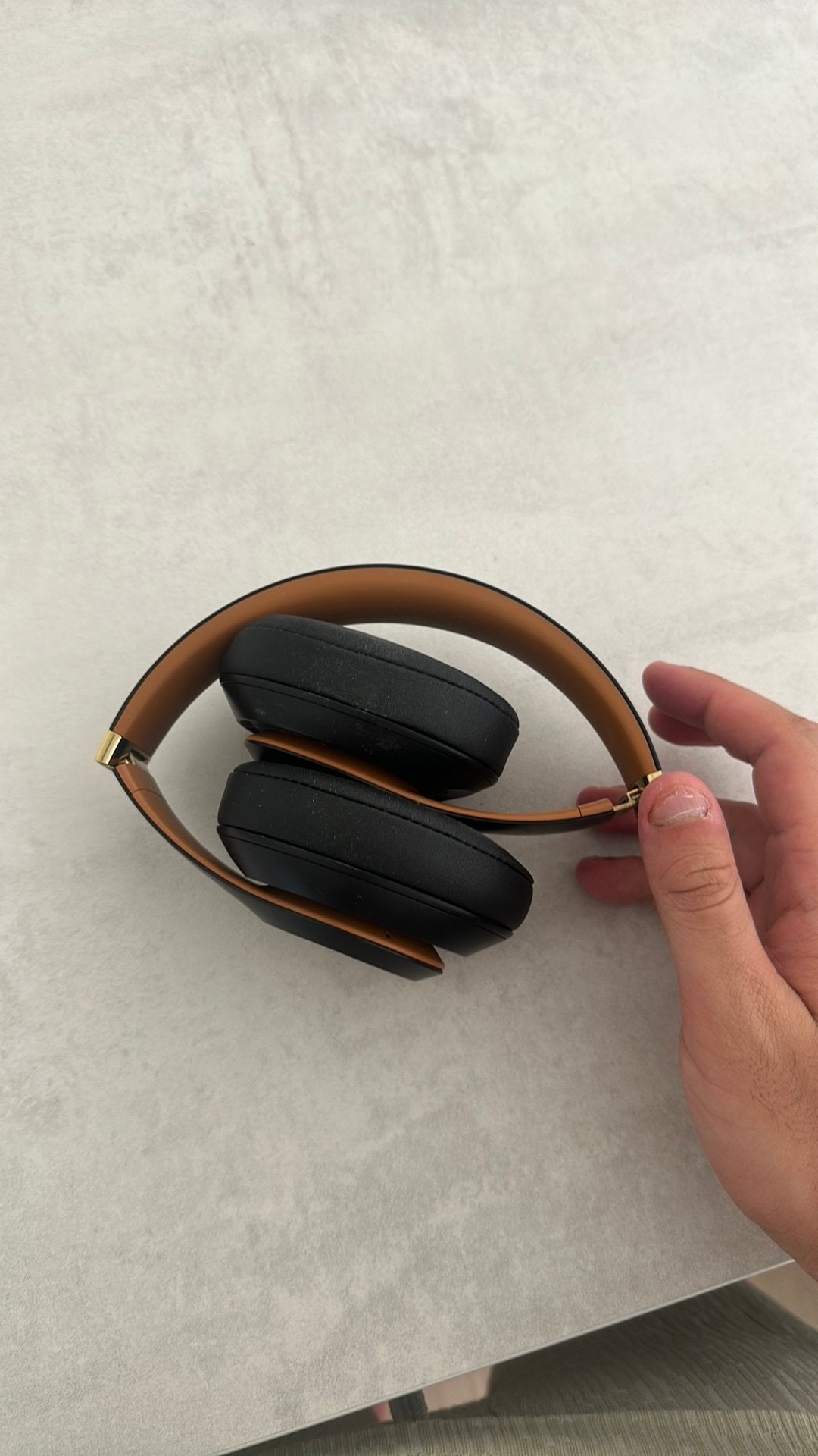 Beats headset gold brown, Ophalen, Zo goed als nieuw