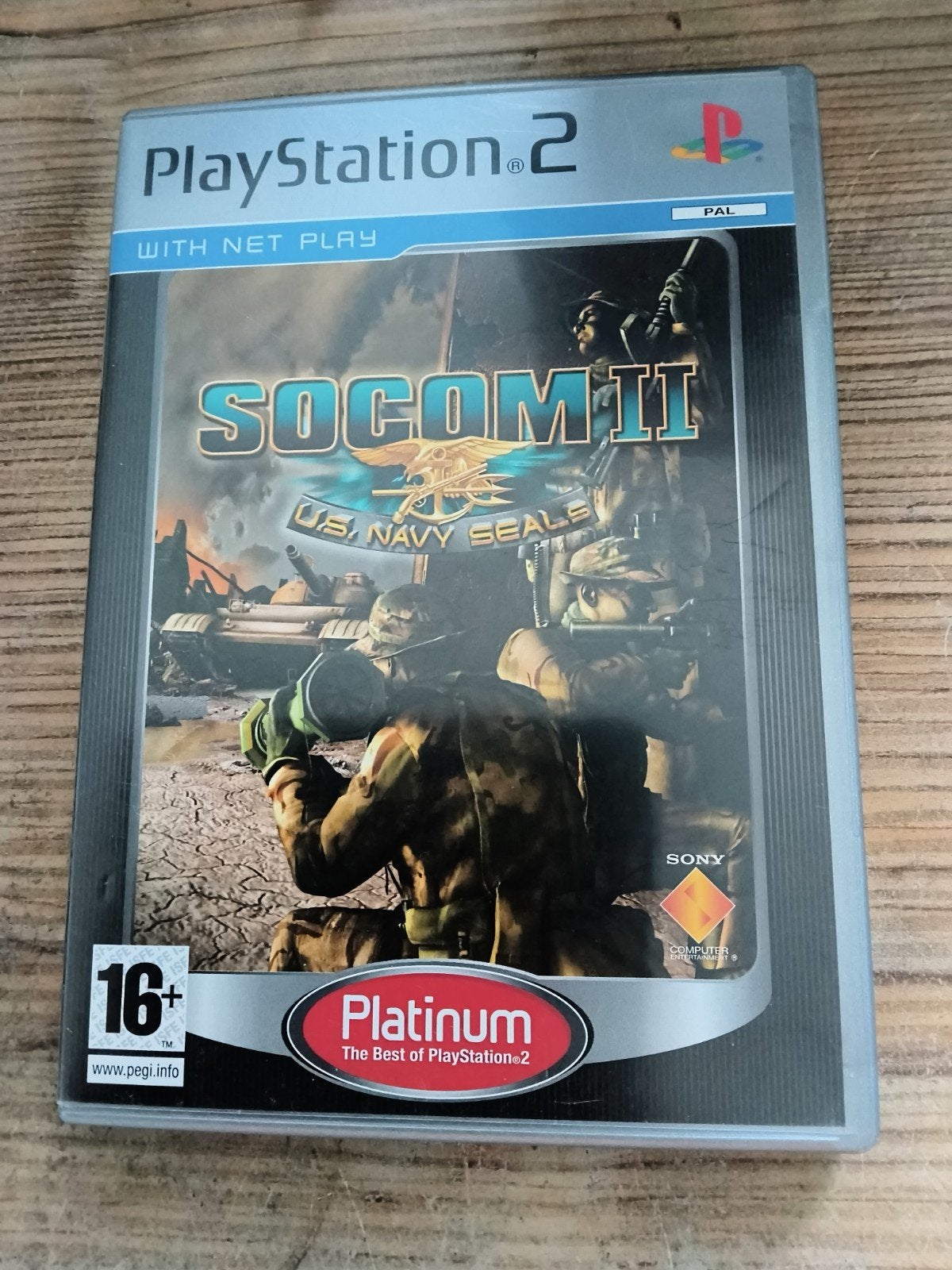 SOCOM II U.S. Navy Seals - PlayStation 2, Shooter, 1 joueur, À partir de 16 ans, Utilisé