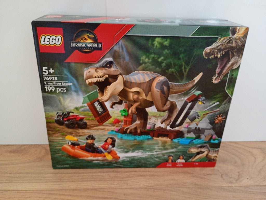 LEGO - 76975 - T. rex rivierontsnapping, Jurassic World, Lego, Nieuw, Ophalen of Verzenden