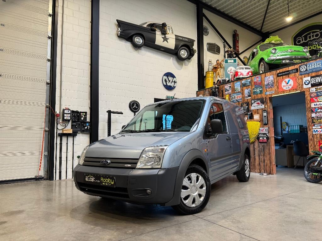 ford transit connect 1800tdci - lichtevracht - topstaat -, Auto's, Voorwielaandrijving, Zwart, Blauw, Bedrijf