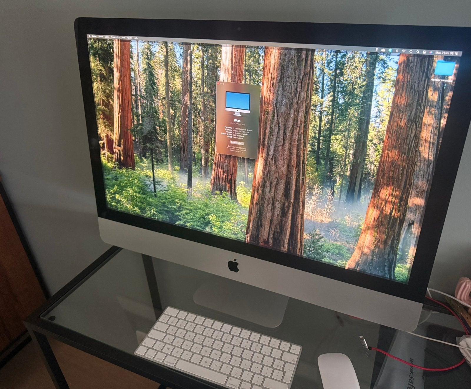 iMac 27 inch 5k uit 2019, Computers en Software, Apple Desktops, Ophalen, Zo goed als nieuw, IMac, SSD