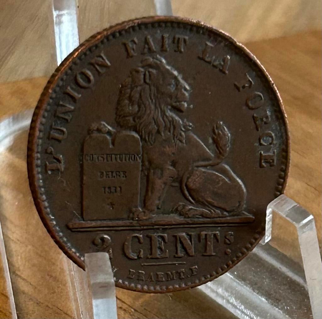 2 cents 1912 Albert 1 français, Enlèvement ou Envoi