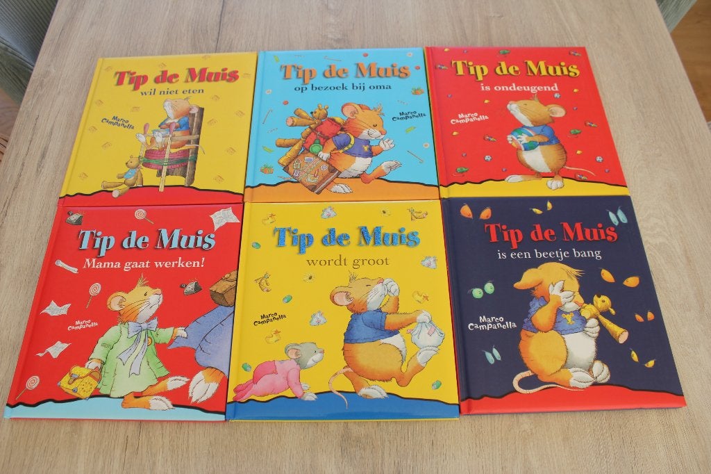 Tip de muis boeken aan €4/st, Boeken, Jongen of Meisje, Ophalen of Verzenden, Zo goed als nieuw, 5 of 6 jaar