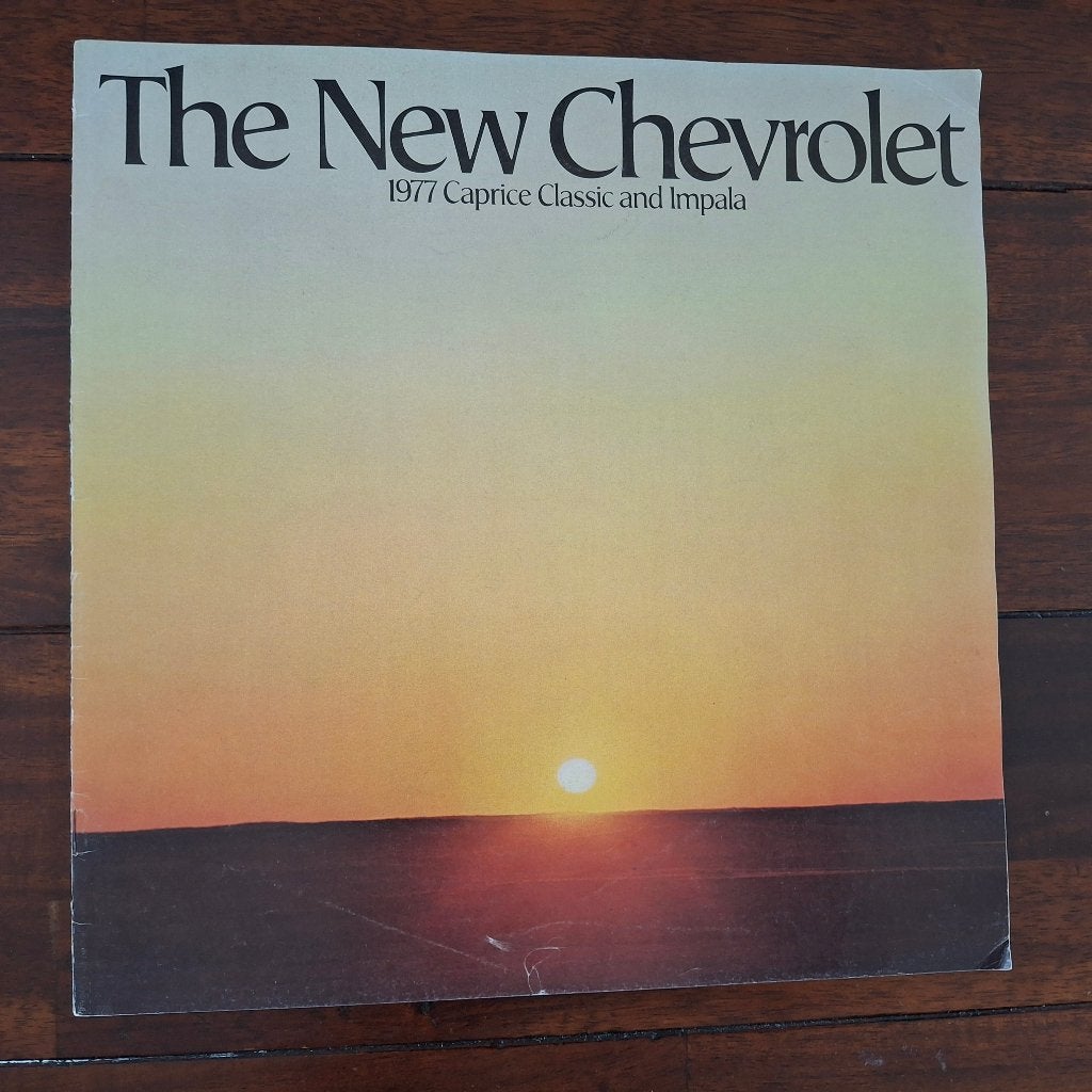 THE NEW CHEVROLET 1977 Caprice Classic and Impala, Boeken, Auto's | Folders en Tijdschriften, Ophalen of Verzenden, Nieuw, Chevrolet
