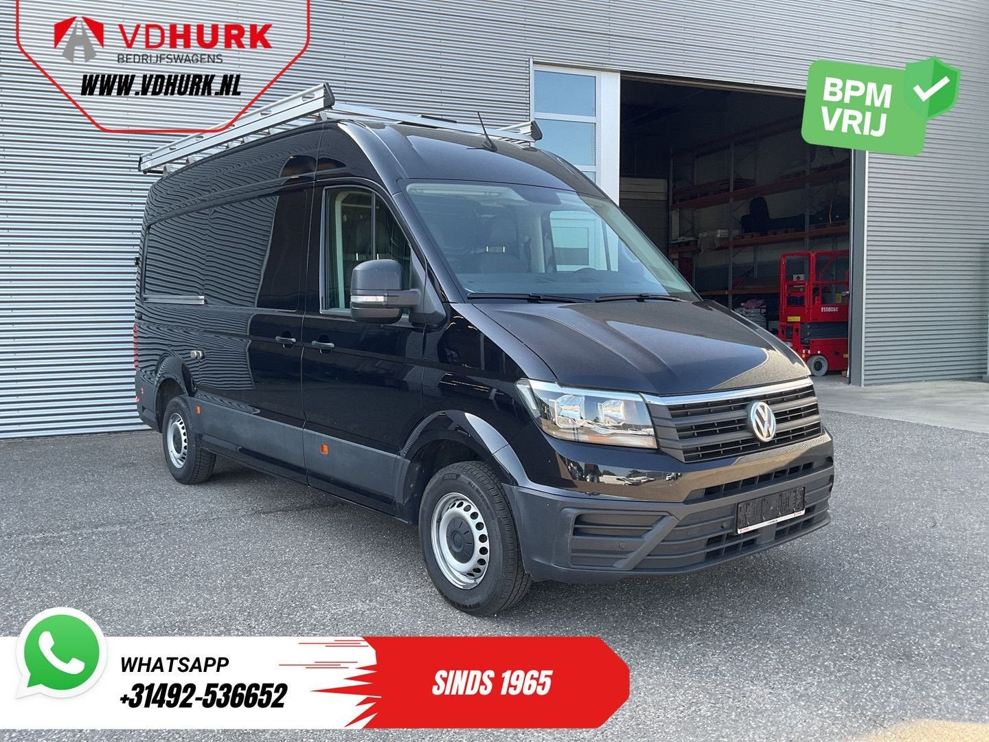 Volkswagen Crafter 2.0 TDI 180 pk DSG Aut. L3H3 Carplay/ Gev, Automaat, Zwart, Bedrijf, Diesel
