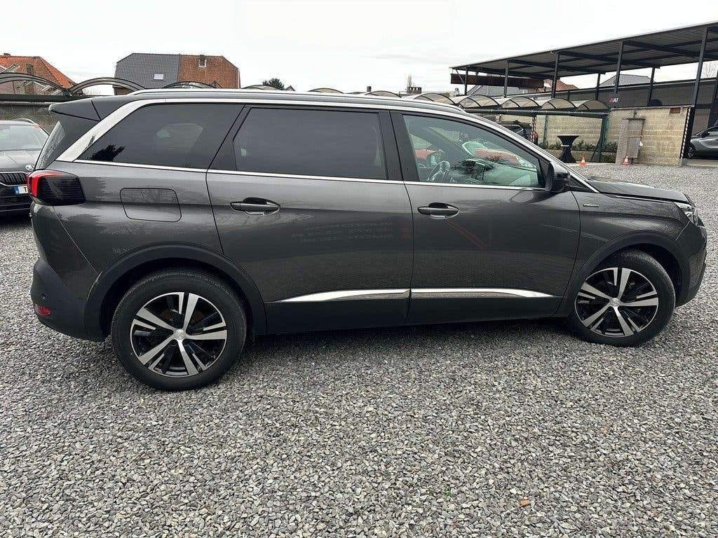 PEUGEOT 5008 / 2020 / DIESEL, Auto's, Automaat, Monovolume, Zwart, Leder en Stof