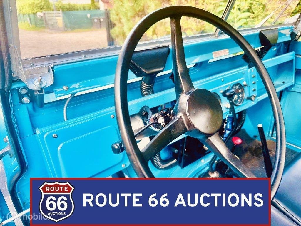 Land Rover Series IIA 109 | 1969 | Route 66 Auctions, Auto's, Land Rover, Zwart, Bedrijf, Handgeschakeld