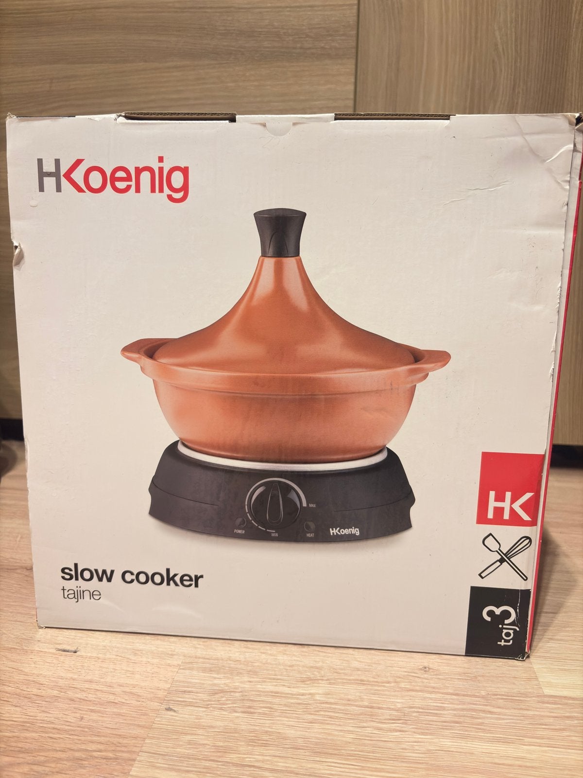 H.Koenig TAJ2 elektrische tajine / slow cooker – 2L, Ophalen, Nieuw
