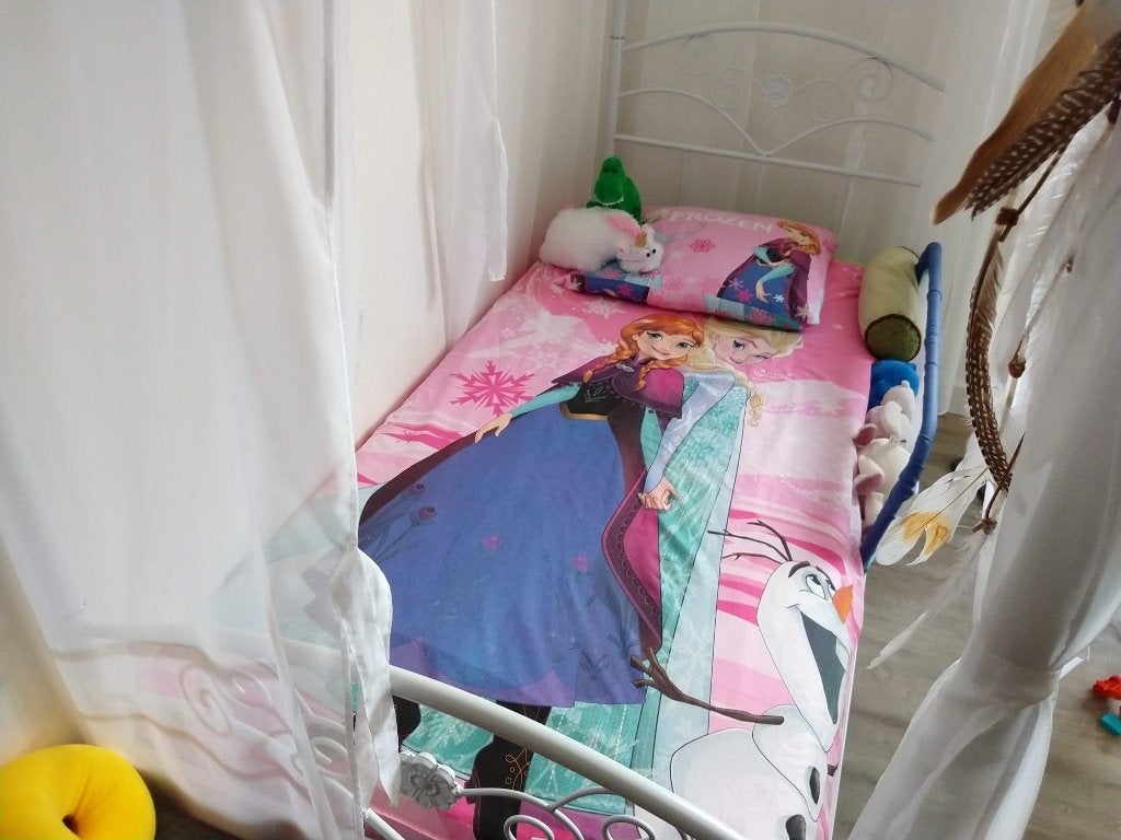 hemelbed voor kinderen, Huis en Inrichting, Ophalen, 90 cm, Eenpersoons, Wit