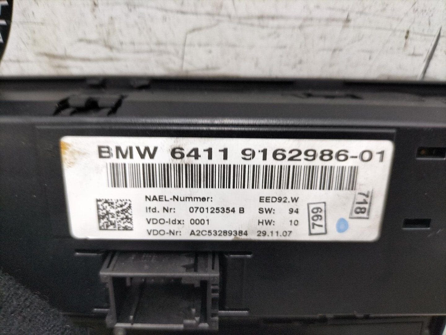 BMW 1 SERIES E87LCI 118D CORPORATE KACHEL BEDIENINGSPANEEL 2, Ophalen of Verzenden, Gebruikt, ARN erkend