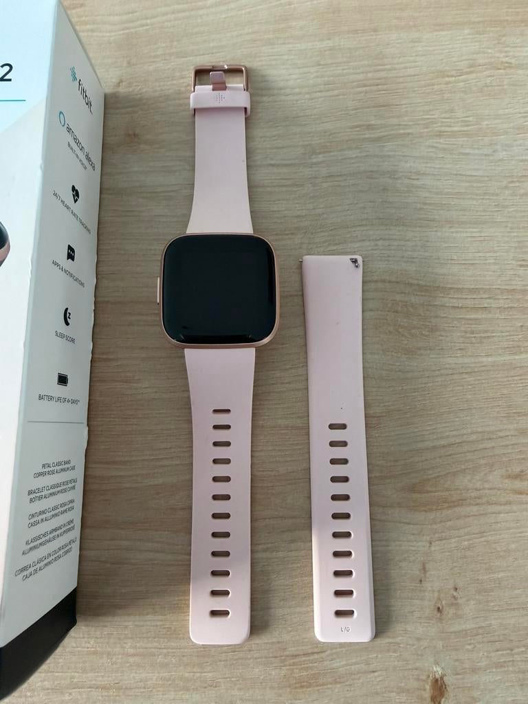 Fitbit versa 2, Ophalen of Verzenden, Zo goed als nieuw, Roze