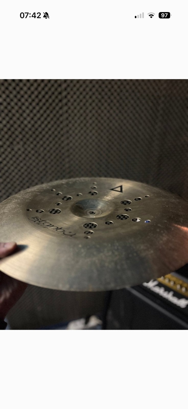 Istanbul Xist Cymbals te koop, Muziek en Instrumenten, Ophalen of Verzenden, Gebruikt